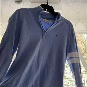 Vineyard Vines Varsity Stripe Quarter Zip Sweater